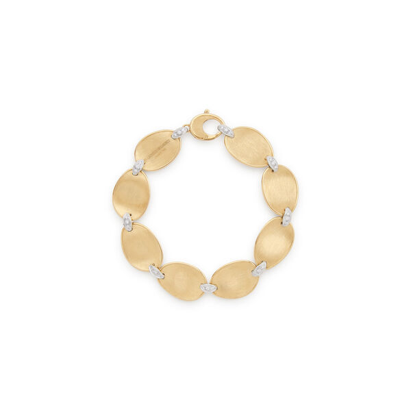 Lunaria Yellow Gold and Diamond Bracelet